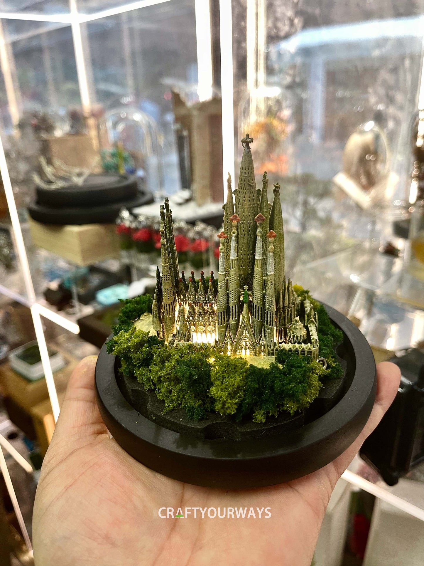 Miniature Model of the Sagrada Familia Cathedral