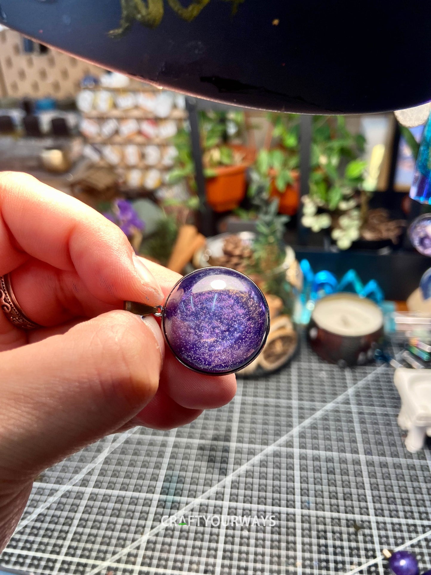 3D Mini Galaxy Pendant Necklace