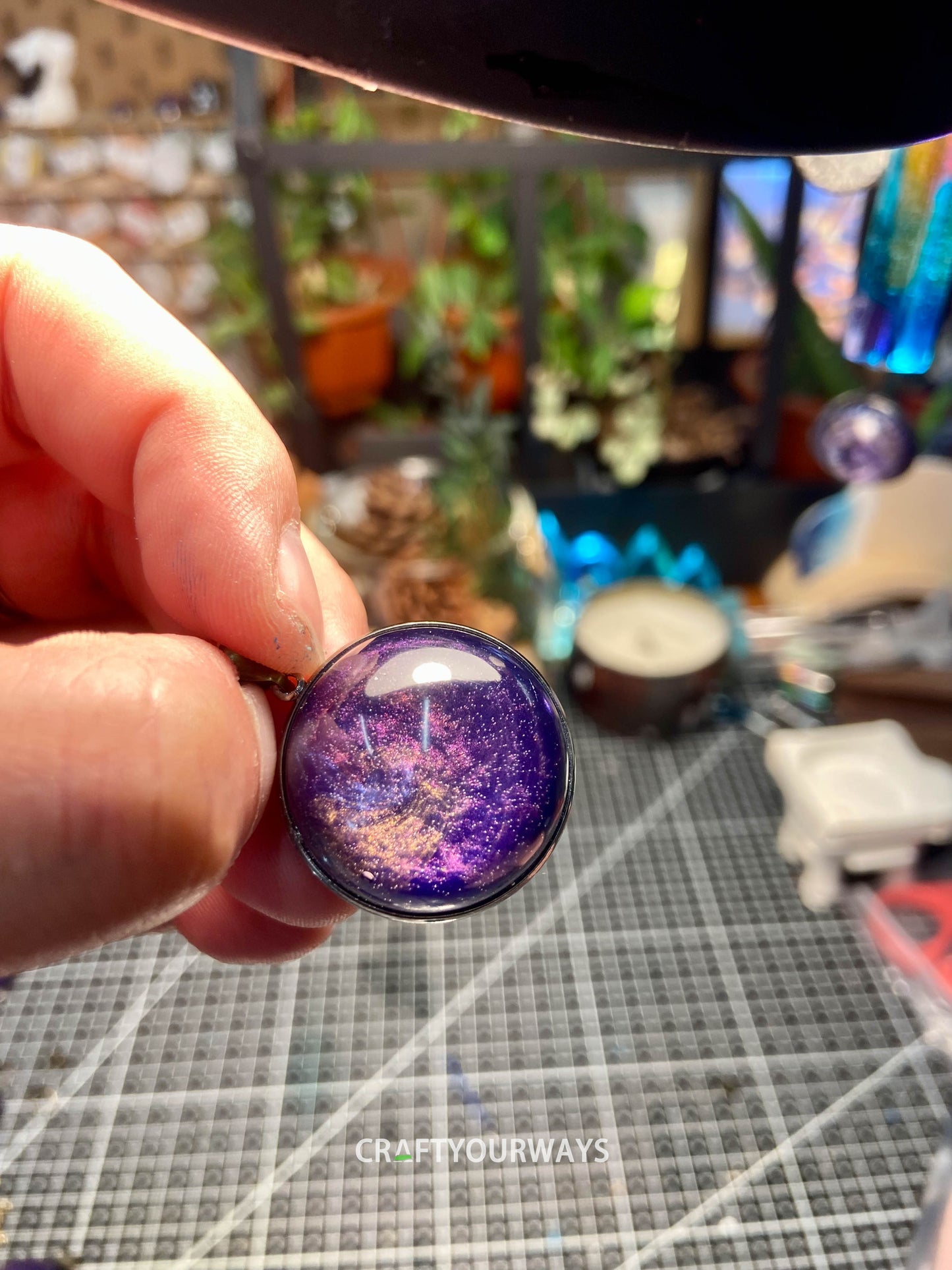 3D Mini Galaxy Pendant Necklace