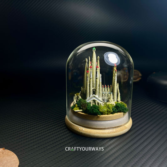 Miniature Model of the Sagrada Familia Cathedral