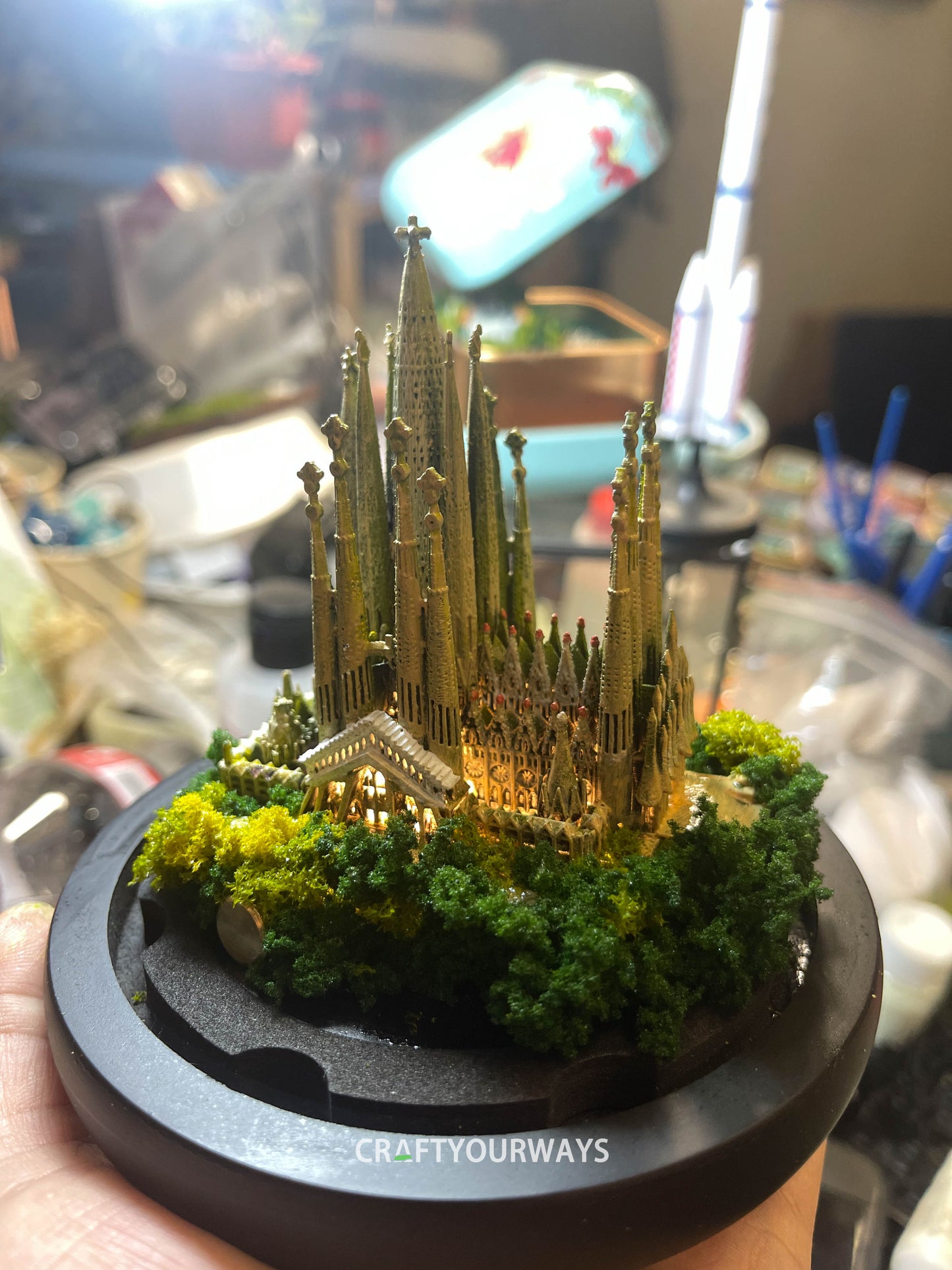 Miniature Model of the Sagrada Familia Cathedral