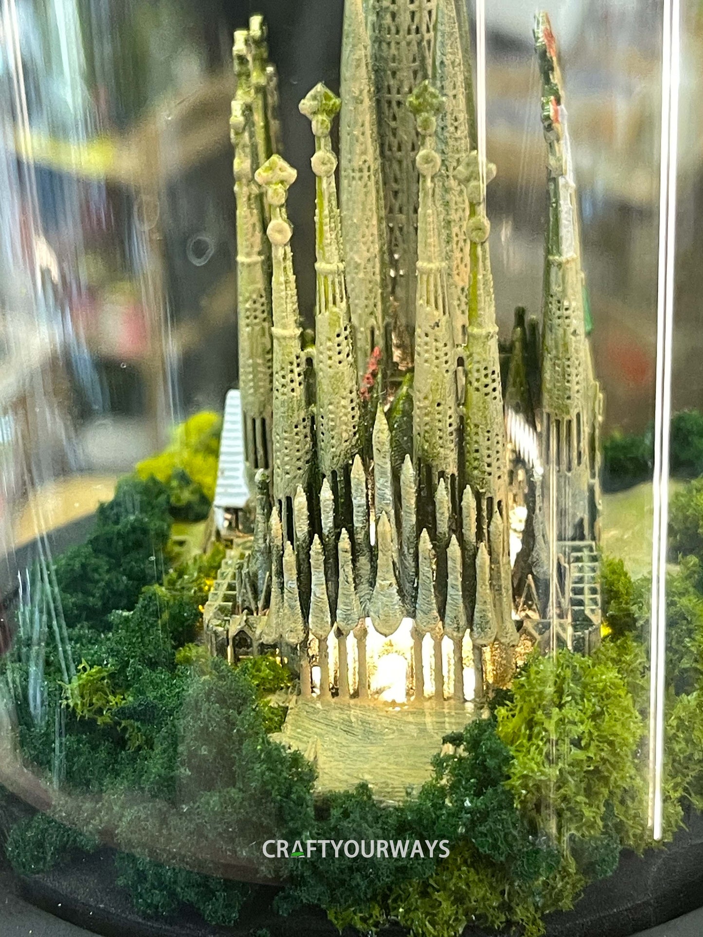 Miniature Model of the Sagrada Familia Cathedral