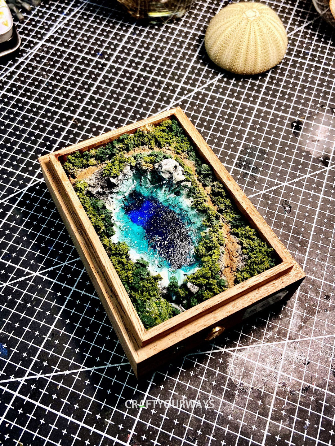 Miniature Earth’s Eye with Illuminated Design